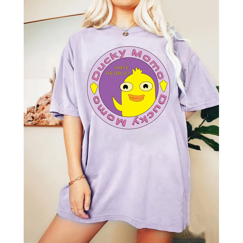 Vintage I hate people Ducky Momo Candace Comfort Color Shirt, Phineas And Ferb Funny Cartoon Disney T-Shirt, Disneyland Family Trip 2023 Tee - 3.jpg