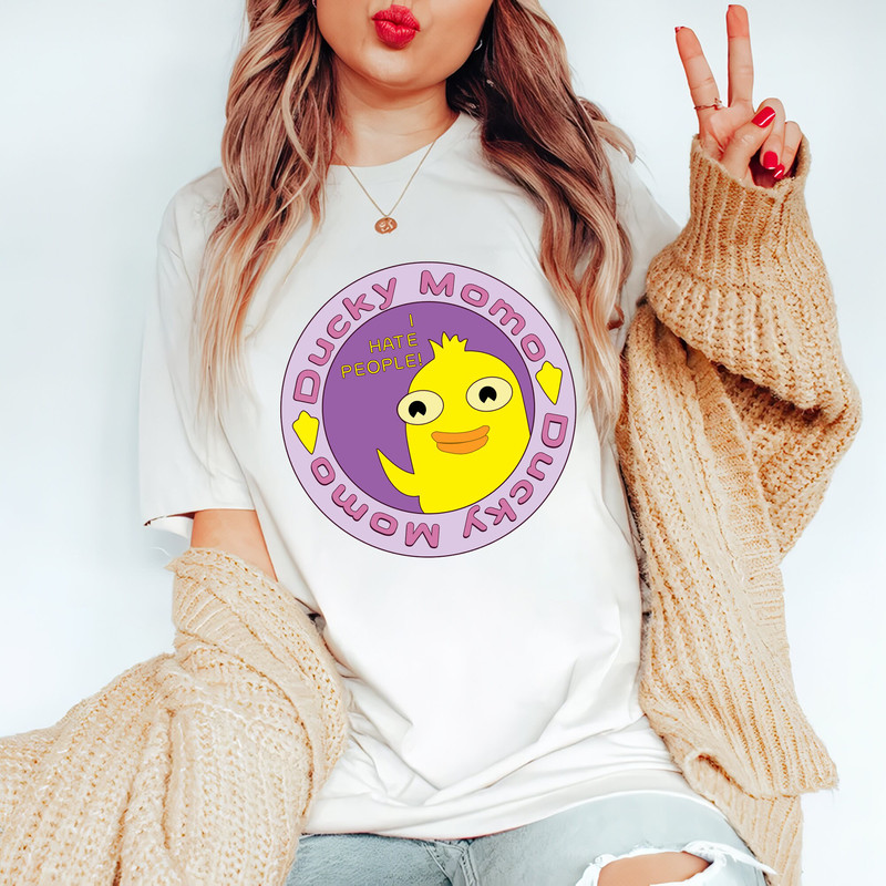 Vintage I hate people Ducky Momo Candace Comfort Color Shirt, Phineas And Ferb Funny Cartoon Disney T-Shirt, Disneyland Family Trip 2023 Tee - 4.jpg