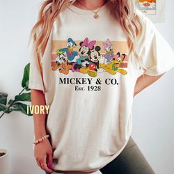 vintage mickey & co 1928 comfort colors shirt, micke