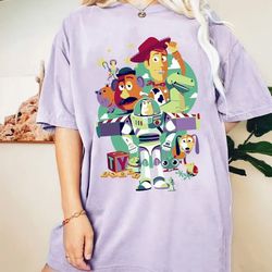 vintage pixar toy story comfort color shirt, disney