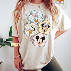 vintage spring mouse friends comfort colors shirt, r