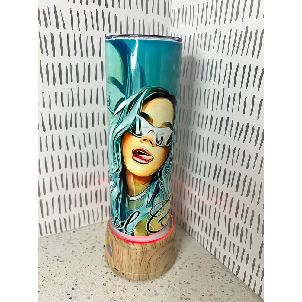 Karol G Tumbler, Karol G Skinny Tumbler, Karol G 20oz Skinny Tumbler.png