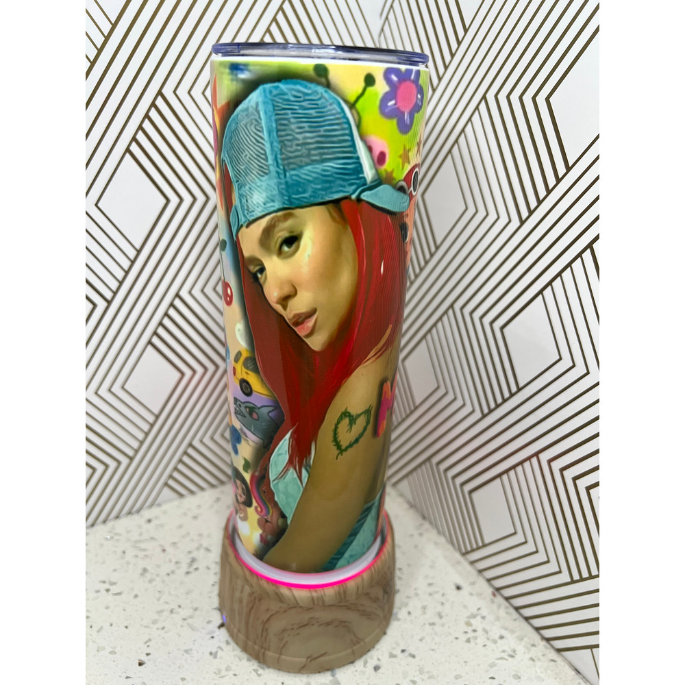 Karol G Tumbler, Karol G Skinny Tumbler, Karol Tumbler.png