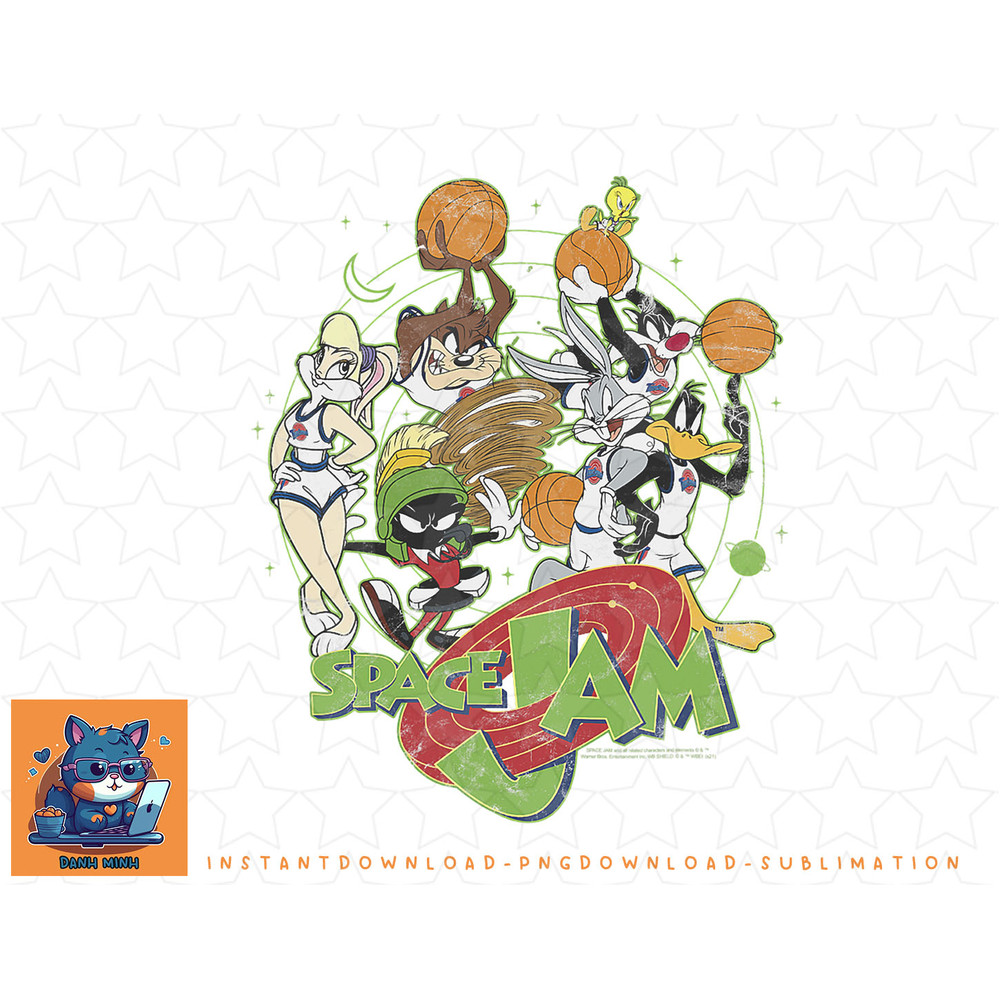 Space Jam Classic Basketball Team Vintage Logo png, sublimation, digital download.jpg