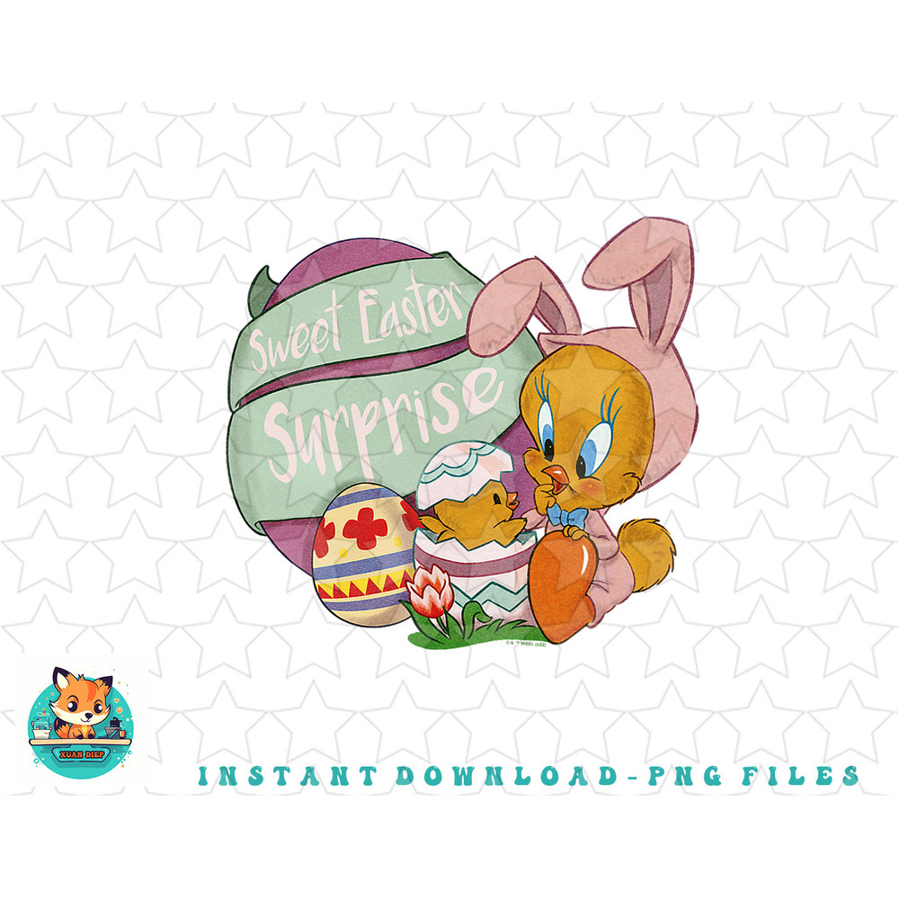 Looney Tunes Tweety Sweet Easter Surprise png, sublimation, digital download.jpg