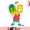 The Simpsons Bart Simpsons Present Time Holiday png, instant download.jpg