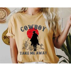 cowboy shirt western tshirt, country shirt, western shirt, southern shirt, country girl, vintage tee, boho shirt, retro
