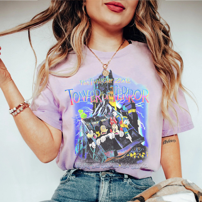 The Twilight Zone Tower Of Terror Shirt, Tower of Terror Ride Shirt, Mickeys Not So Scary, Disney Halloween Shirt, Comfort Color Shirt - 2.jpg