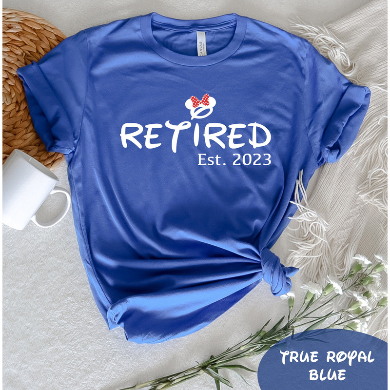 Minnie Retired Est 2023 T-Shirt, Cute Retirement Gift, Retiree Vibes Shirt, Trendy Retiree Gift, Funny Retirement Shirt, Minnie Shirt - 4.jpg