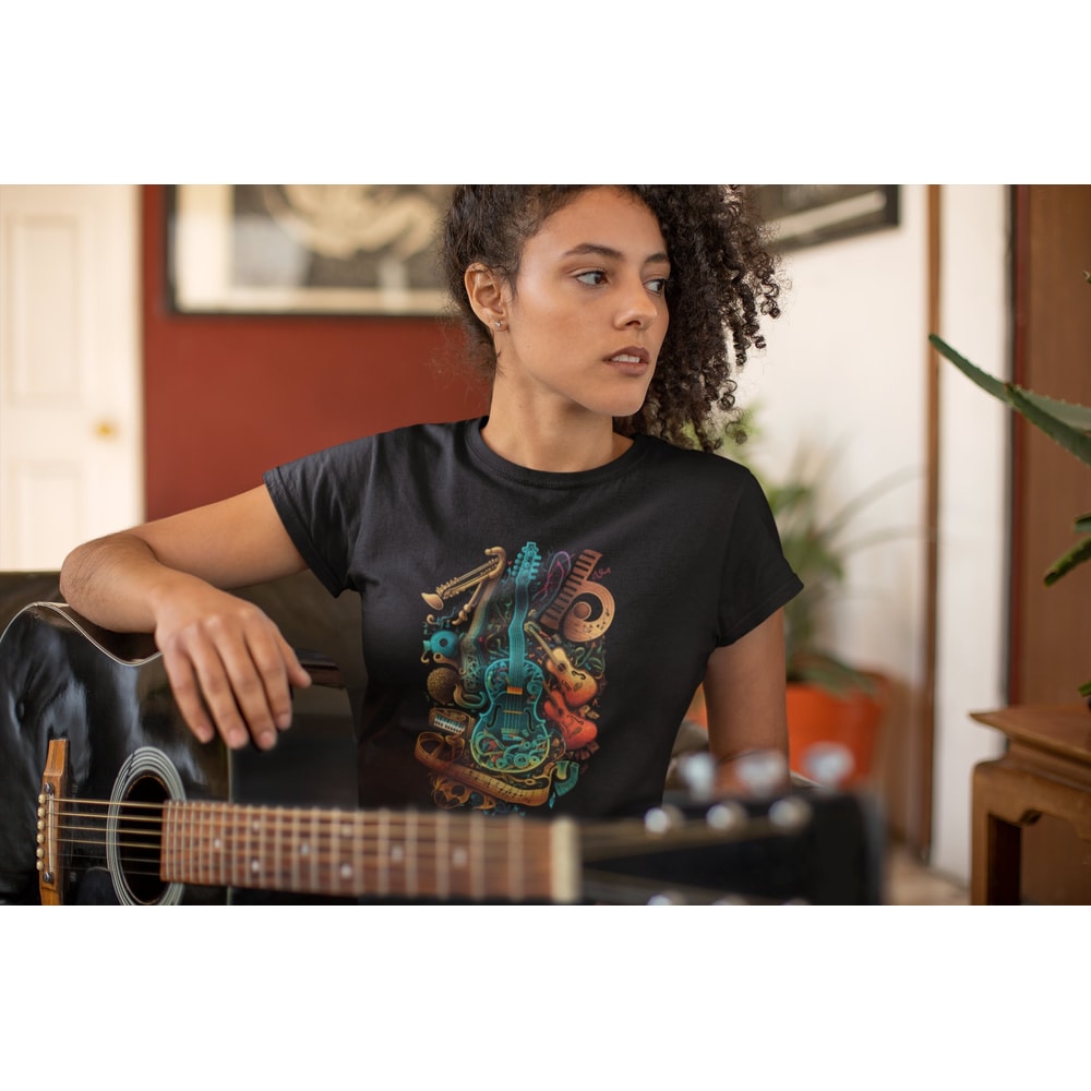 Music Lover Musical Instrument T-shirt Gift for Her Musical T-shirt Gift for Him - 1.jpg