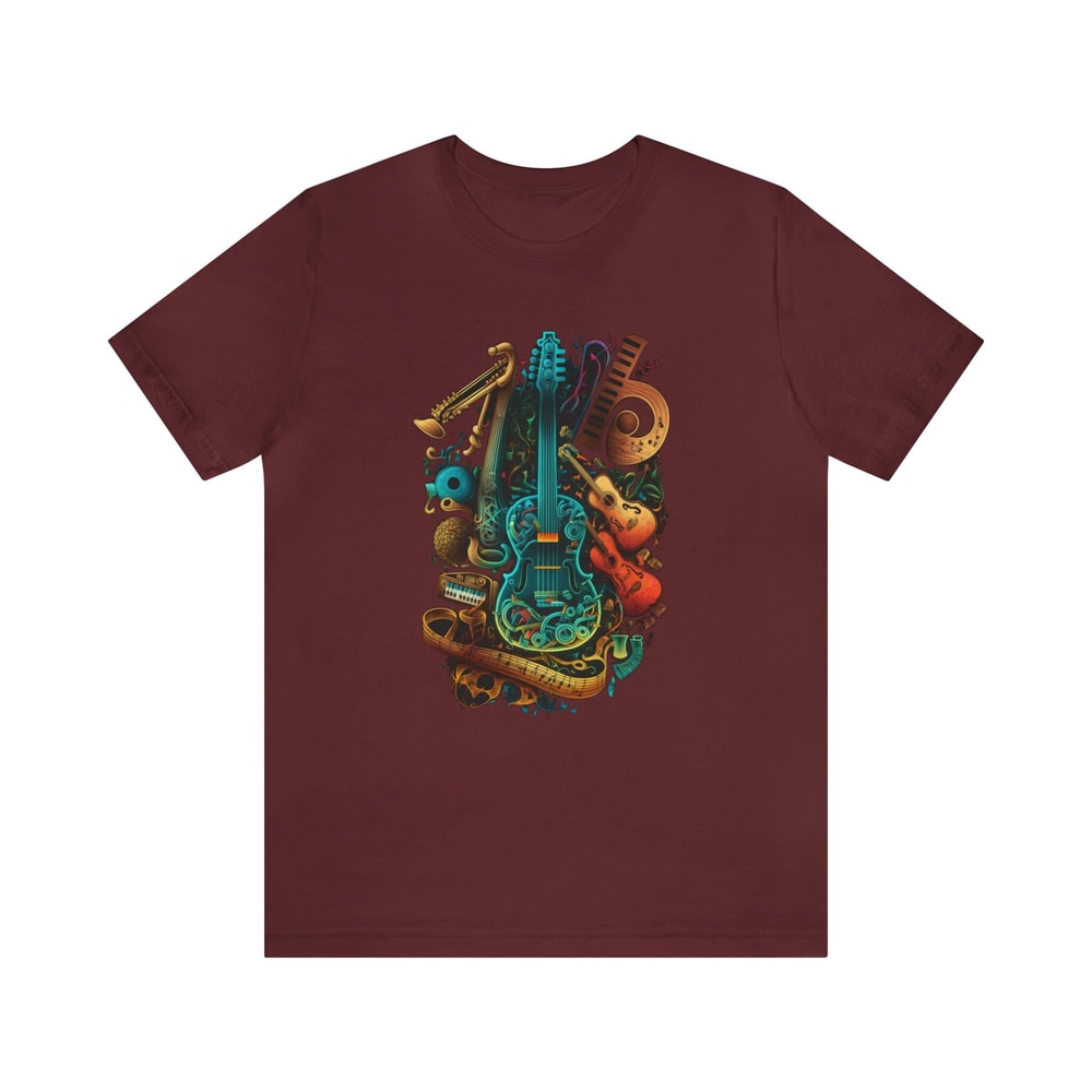 Music Lover Musical Instrument T-shirt Gift for Her Musical T-shirt Gift for Him - 5.jpg
