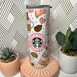 pink starbucks tumbler, pink starbucks skinny tumbler