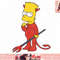 The Simpsons Bart The Devil png, instant download.jpg