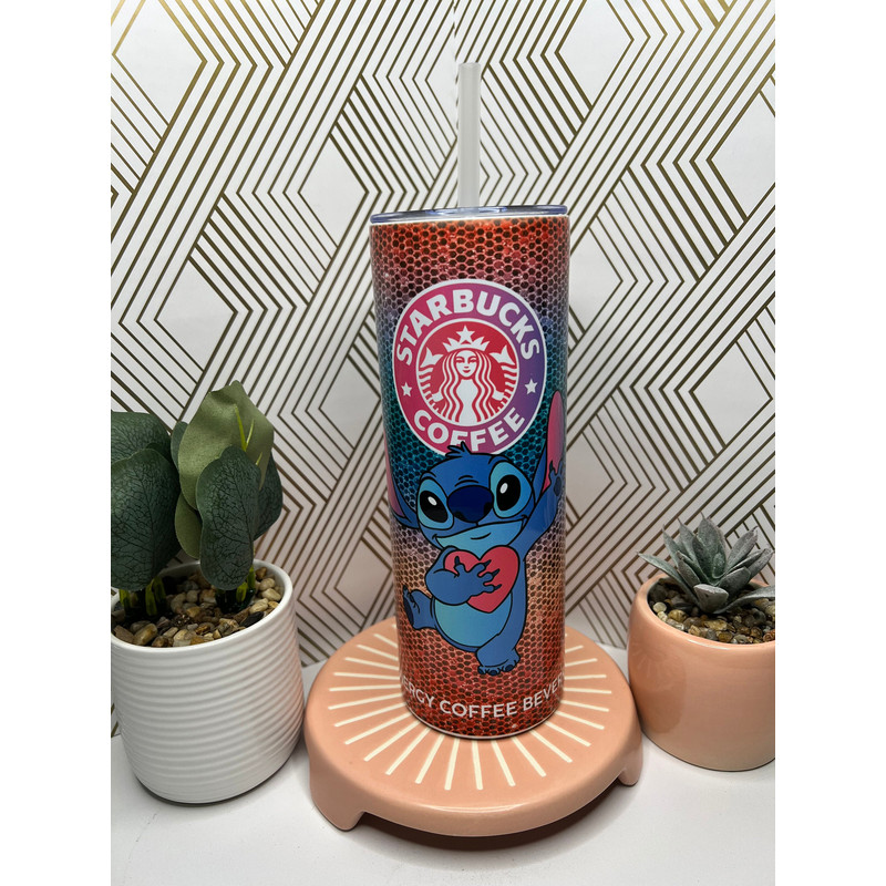 Starbucks Stich Tumbler, Starbucks Stich Skinny Tumbler.png