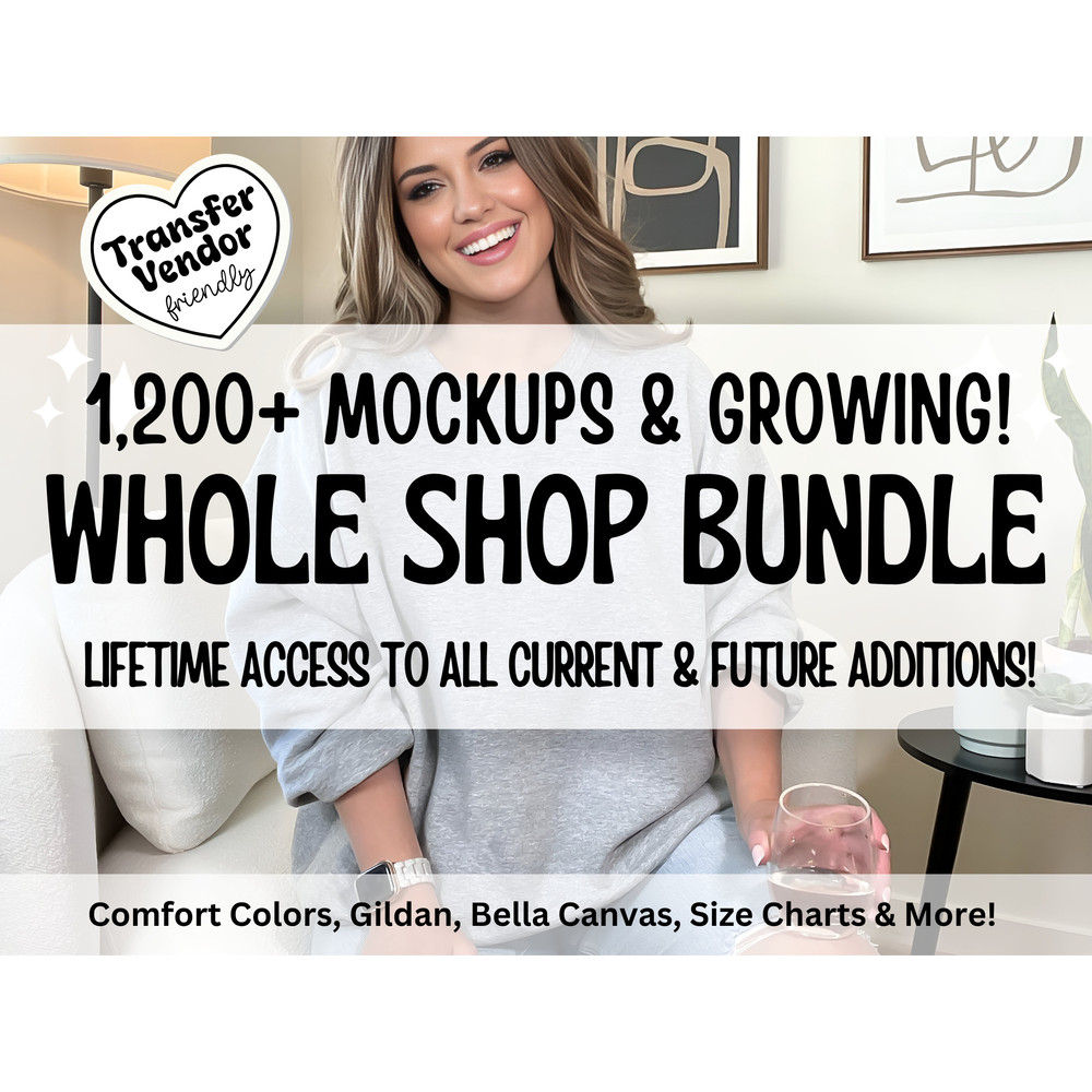 Ultimate Mockup Mega Bundle - High-quality mockups of popular shirts like Bella Canvas, Gildan, and Comfort Colors - 1.jpg