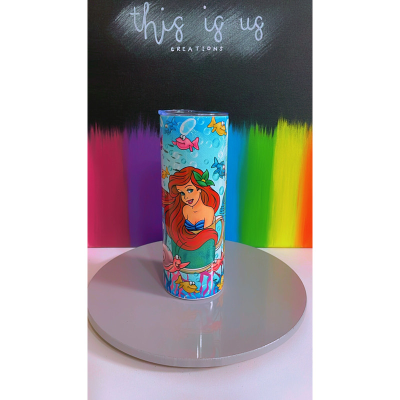 The Little Mermaid Tumbler, The Little Mermaid Skinny Tumbler.png
