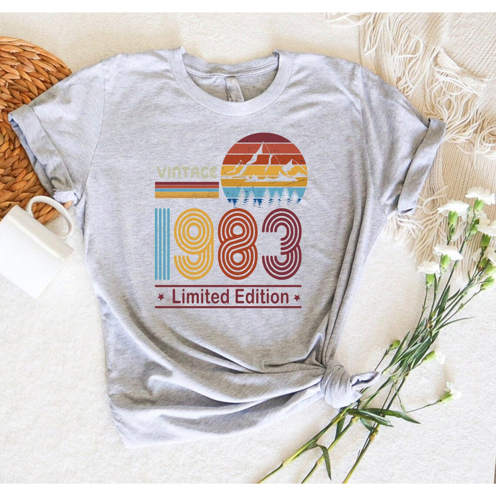 Vintage 1983 Shirt,40th Birthday Group Party Shirts,Custom Group Matching Birthday T-Shirt,Personalize Birthday Party Group T-Shirts - 4.jpg