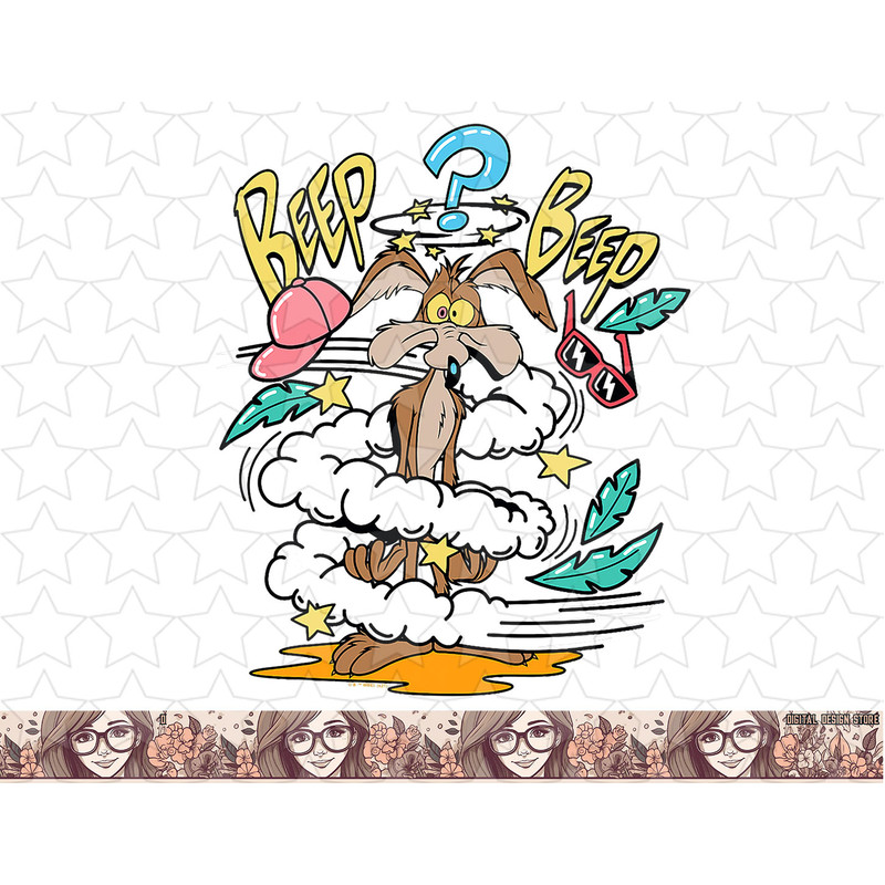 Looney Tunes Wile E. Coyote Beep Beep png, sublimation, digital download .jpg