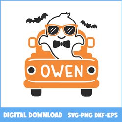 halloween boo truck svg, truck svg, ghost svg, bat svg, cartoon svg, halloween svg, ai digital file