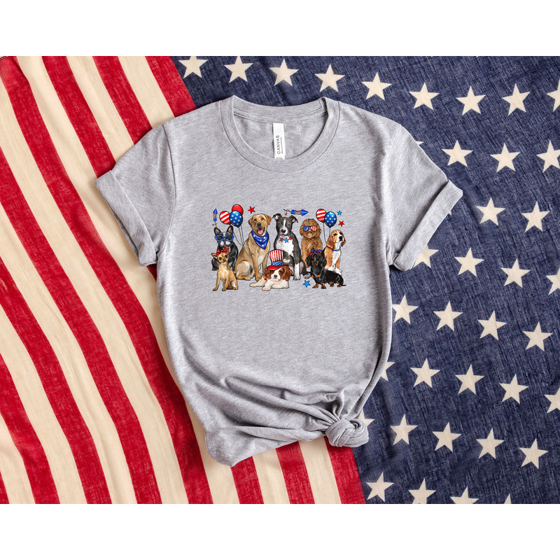 4th of July Dogs Sweatshirt, 4th of July Paws Shirt, Happy 4th of July Shirt, Fur 4th of July, 4th of July Gifts, Independece Day Sweatshirt - 2.jpg