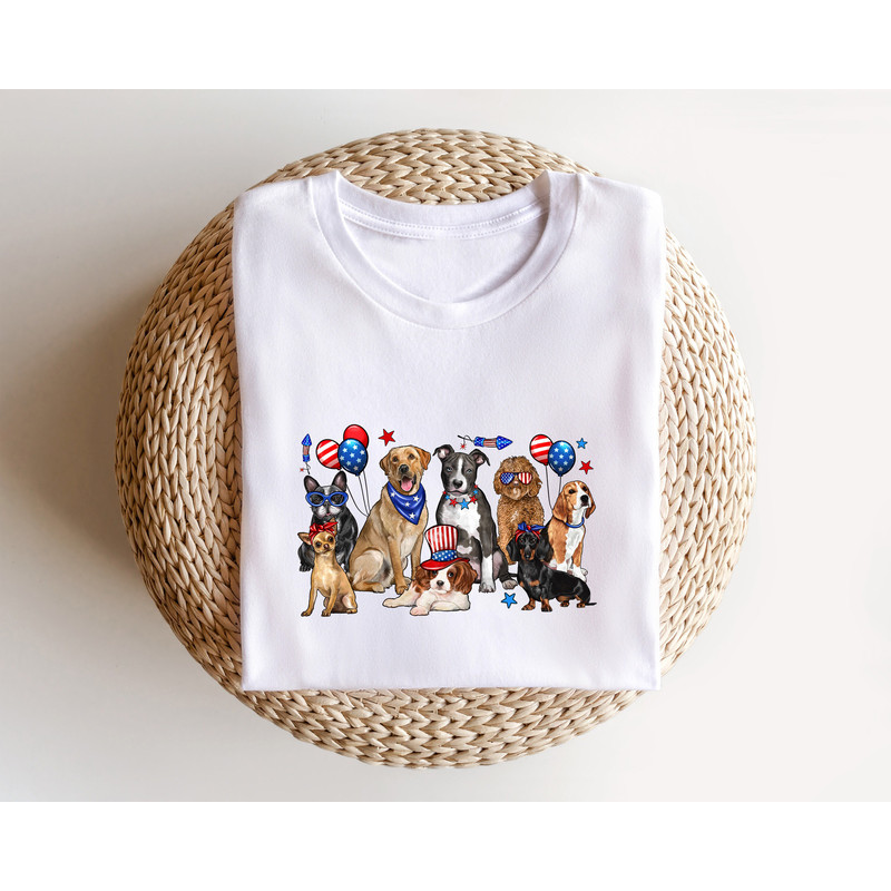 4th of July Dogs Sweatshirt, 4th of July Paws Shirt, Happy 4th of July Shirt, Fur 4th of July, 4th of July Gifts, Independece Day Sweatshirt - 3.jpg