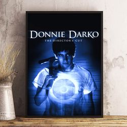 donnie darko poster, movie poster, film poster, wall art, wall decor, prints, home decor, unleashing the dark forces
