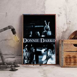 donnie darko poster, movie poster, film poster, wall art, wall decor, prints, home decor, mysterious entities revealed