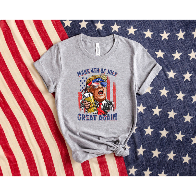 Make 4th of July Great Again, Funny 4th of July Shirt, Ultra Trump Shirt, 4th of July Trump, Funny Republican Shirt, Trump 2024, 4th of July - 2.jpg