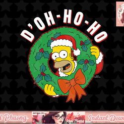 the simpsons christmas homer d oh-ho-ho png, instant download
