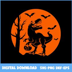 halloween dinosaur svg, dinosaur svg, pumpkin svg, bat svg, halloween svg, ai digital file