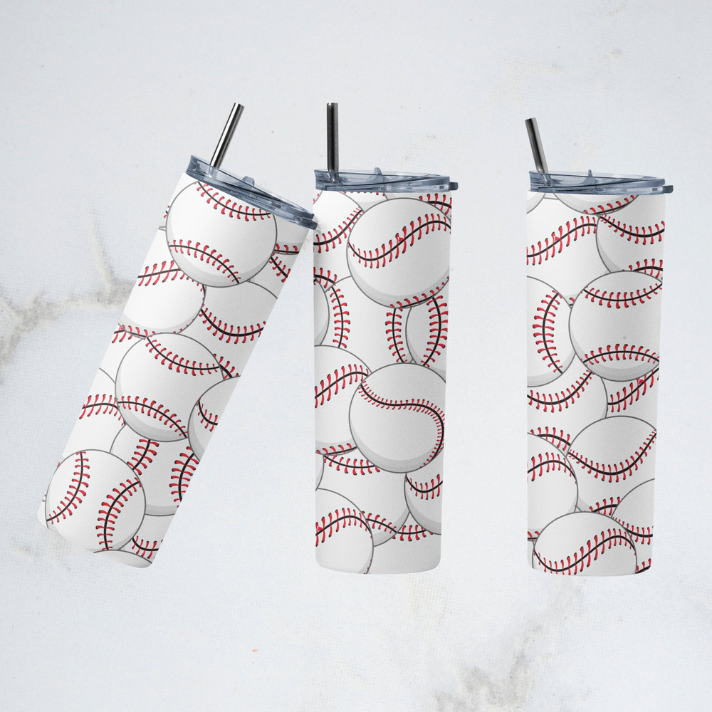Baseball Tumbler, Baseball Skinny Tumbler, Baseball Apparel Tumbler.png