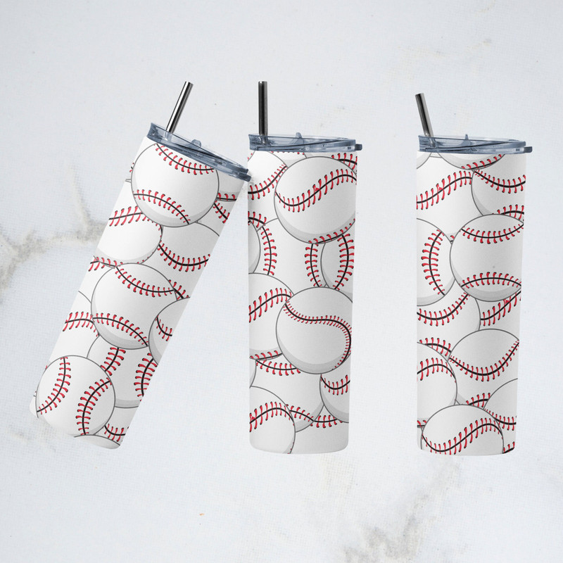 Baseball Tumbler, Baseball Skinny Tumbler, Baseball Apparel Tumbler.png