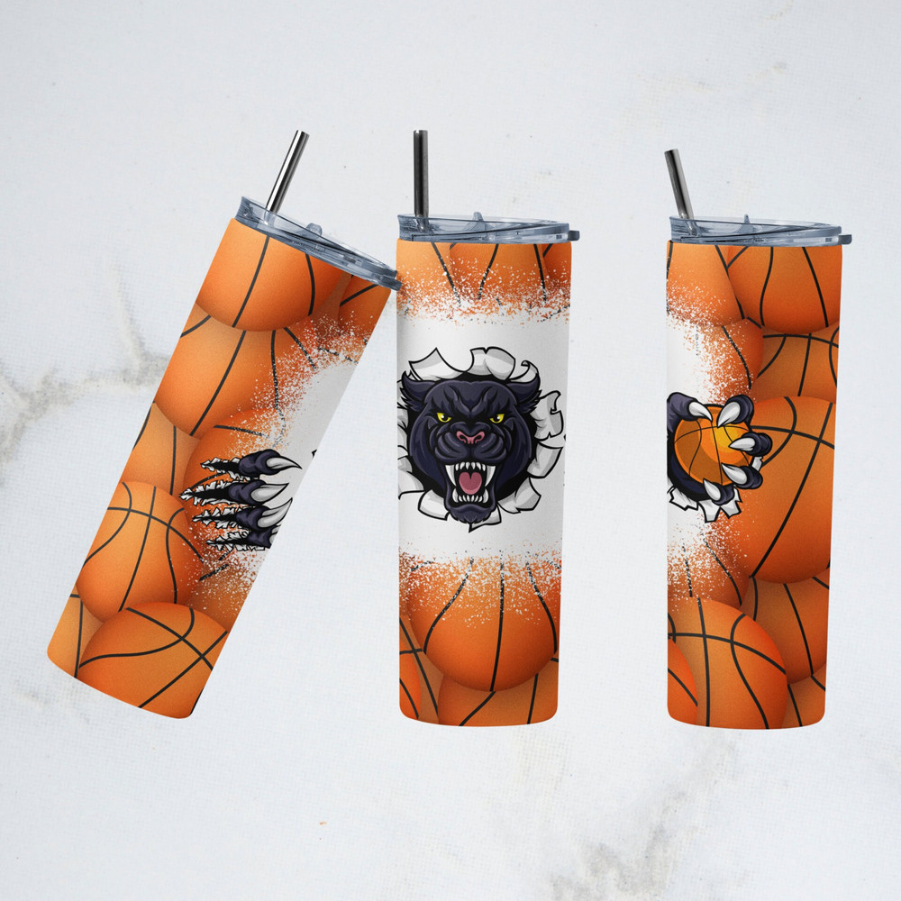 Basketball Tumbler, Basketball Skinny Tumbler Basketball Fever Tumbler.png