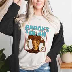 brooks and dunn shirt vintage, brooks and dunn shirt men, brooks and dunn country music shirt, 90s brooks dunn country m