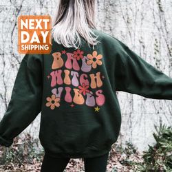 bad witch vibes sweatshirt, halloween sublimation, halloween hoodie, witch hand hallo