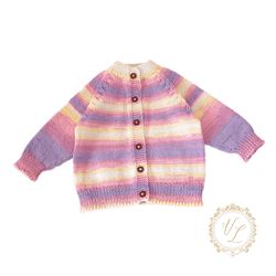 Cardigan Knitting Pattern | Baby Cardigan Pattern | PDF Knitting Pattern | 0 to 4 years | V42