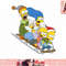 The Simpsons Christmas Sledding png, instant download.jpg