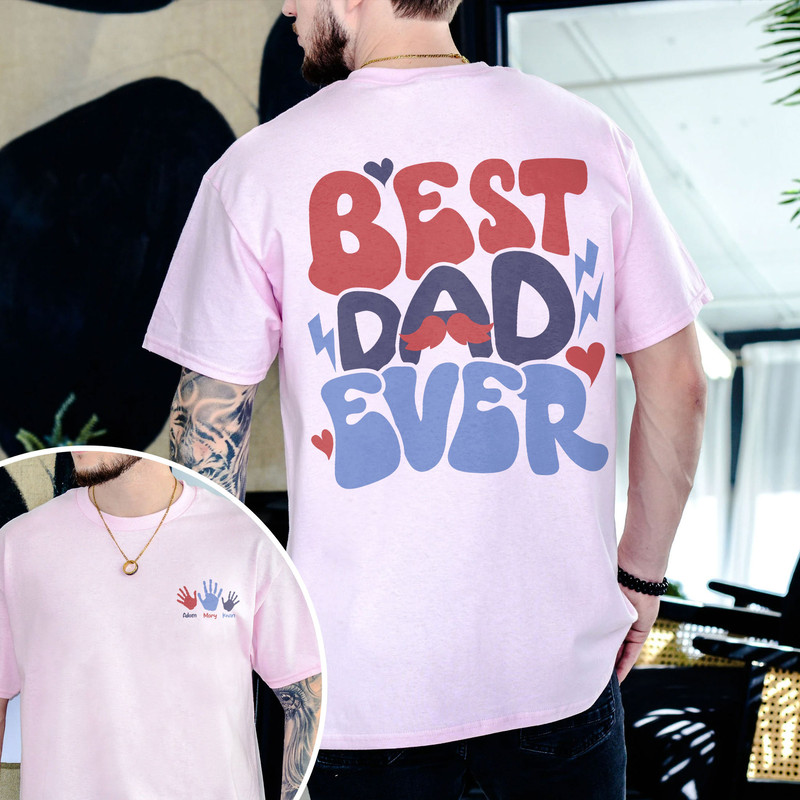 Best Dad Ever Shirt, Custom Dad Shirt With Kids Names Shirts, Custom Kids Names Shirt, Father’s Day Shirt, Cool Dads Club T Shirt - 3.jpg