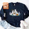 Black Cats in Ghost Costume Cute Halloween Sweatshirt - 3.jpg