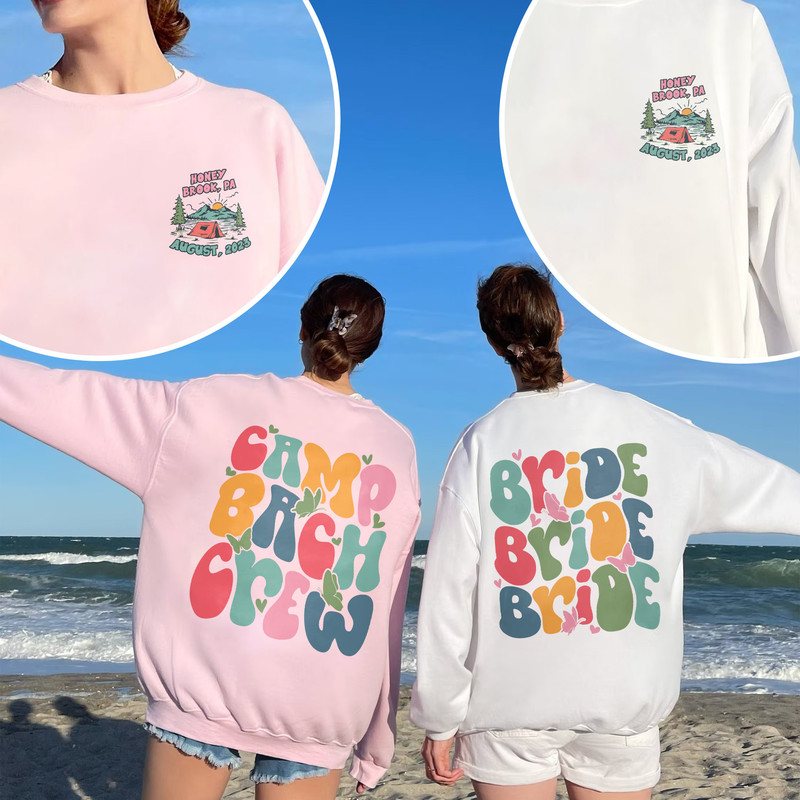 Camp Bachelorette Shirts,Camp Bach Crew,Camping Bachelorette Party, Custom Name Bride Shirt, Bridal Party, Retro Bride Shirt - 1.jpg