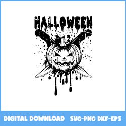 halloween pumpkin knife svg, knife svg, blood halloween svg, pumpkin svg, halloween svg, ai digital file