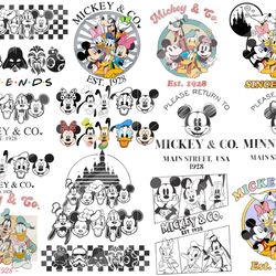 mega mickey & friends svg bundle, family vacation png, family trip svg, vacay mode png, magic kingdom svg, mickey png