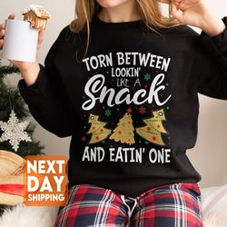 christmas tree cake torn between looking like a snack and eatin one sweatshirt,chris