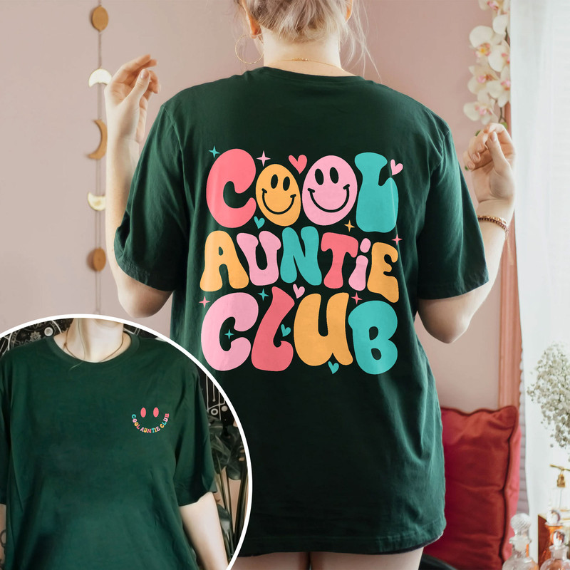 Cool Auntie Club Sweatshirt, Aunt Shirt, Cool Aunts Club Shirt, Aunt Gift, Aunt Pregnancy Reveal, Sister Gifts, Auntie Sweatshirt - 1.jpg