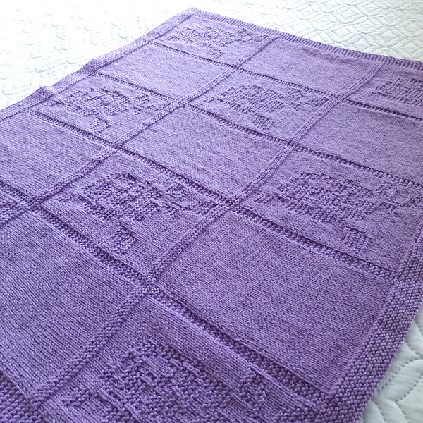 Blanket Knitting Pattern, Baby Blanket, Blanket For Baby, Step-by-Step Knitting Pattern.jpg