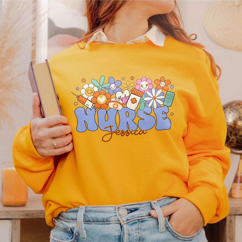 Custom Nurse Shirt, Personalized Nursing Tshirt, RN Shirt, Personalized Nurse RN, Cna, Bsn, Rrt, Nurse Gift, Nurse Graduation Gifts - 4.jpg