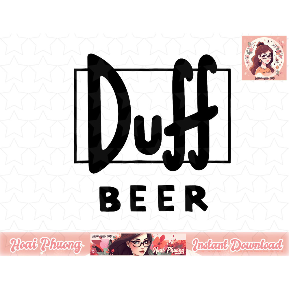 The Simpsons Duff Beer V1 png, instant download.jpg