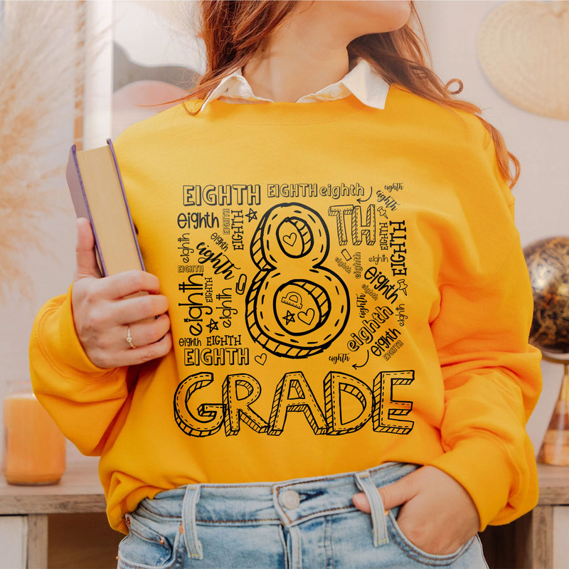Eighth Grade Teacher, Teacher Grade Gift, 8th Grade Shirt, eighth Grade Shirt, 8th Grade Team, 8th Grade Grad Gift, Teacher Squad Shirts - 1.jpg