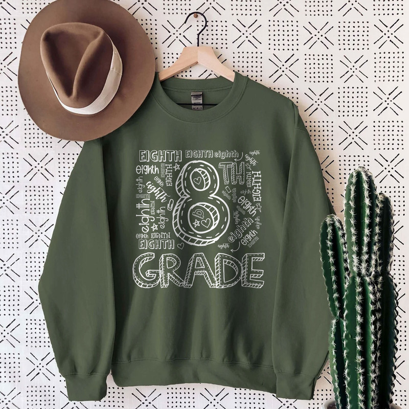 Eighth Grade Teacher, Teacher Grade Gift, 8th Grade Shirt, eighth Grade Shirt, 8th Grade Team, 8th Grade Grad Gift, Teacher Squad Shirts - 2.jpg