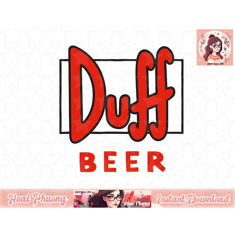 The Simpsons Duff Beer V2 png, instant download.jpg